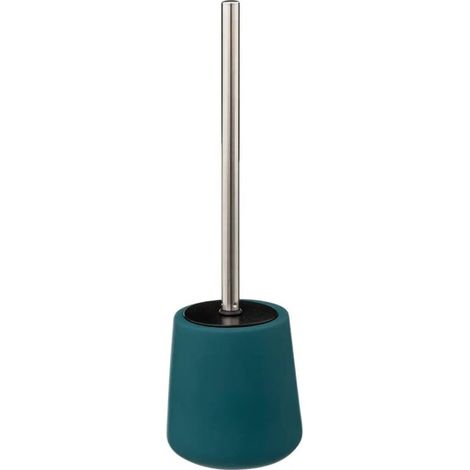 Brosse WC Design "Cocon" 40cm Bleu Pétrole (1/3)