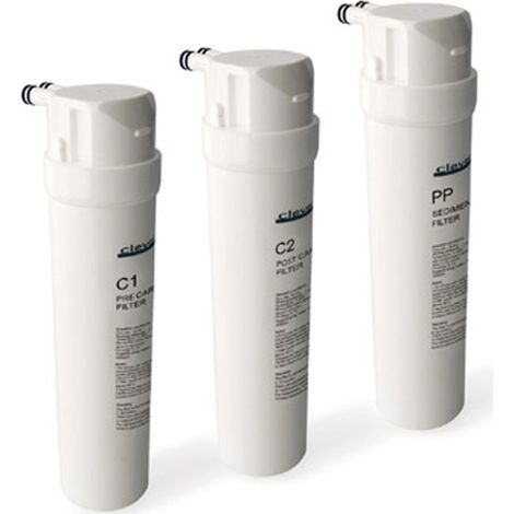 CLEVER 61535 PURE Pack Cartuchos Ultrafiltración PP C1 C2 (1/2)