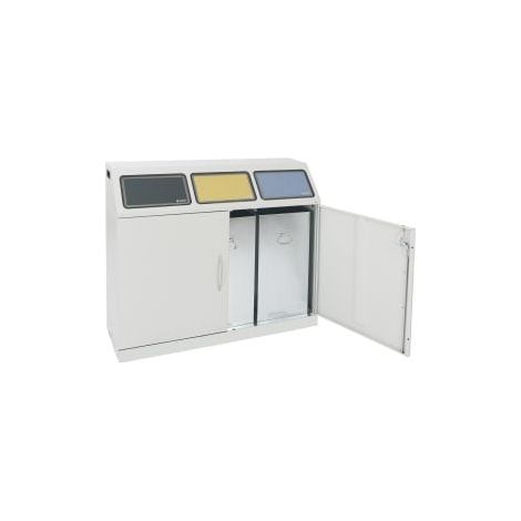 Stumpf raccolta differenziata Flex-M-3 stazione di raccolta con contenitori interni - 660-075-4-2-735