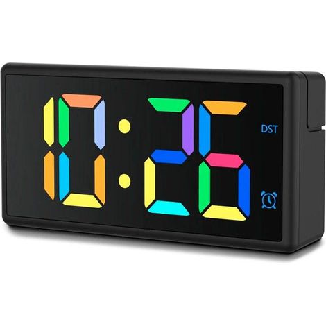 Hama Ibiza Digitaler Wecker schwarz und grau modern