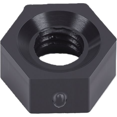 PA66 Nylon-Sechskantmutter, dicke Kunststoff-Befestigungsschraube für Heimwerker-Autoreparaturen, schwarz M3 (1/5)