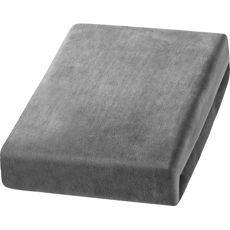 drap de velours gris (1/2)