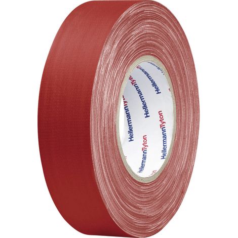 HellermannTyton HTAPE-TEX-RD-19x50 712-00501 Gewebeklebeband HelaTape Tex Rot (L x B) 50 m x 19 mm 1