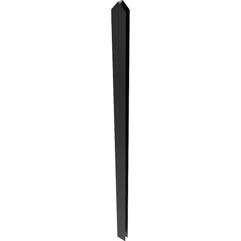 Connecteur pour verrière double - H105 cm - Noir - TOLLESON