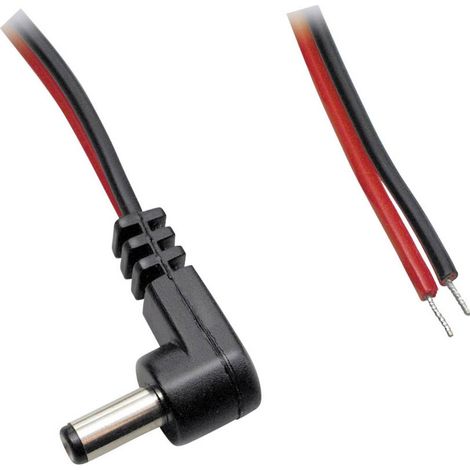 BKL Electronic 075114 Cavo per bassa tensione Spina a bassa tensione - Estremità aperta 5.50 mm 2.50 mm 1.00 m 1 pz. (1/2)