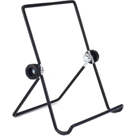 Support de tablette universel multi-angle, antidérapant, réglable (noir) (1/4)