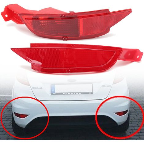 Left Hand Side Rear Bumper Reflector Light Fog Lamp For Ford Fiesta Mk7 08-12