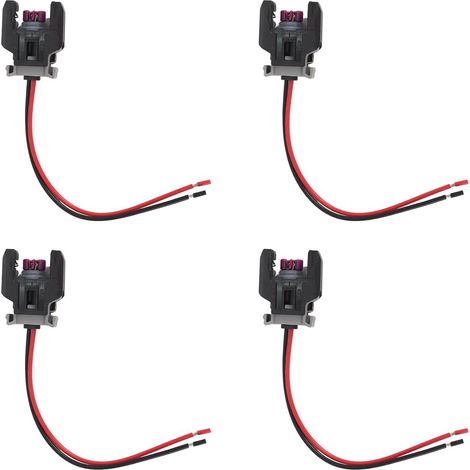 Lot de 4 connecteurs 2 broches pour injecteurs diesel - Numéro de pièce 13816706 - Compatible avec (remplacé) (1/5)