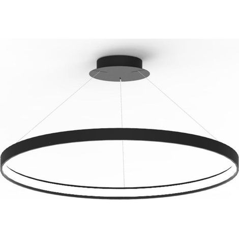 Zumaline CIRCLE Plafonnier suspendu LED intégré, noir, 5520lm, 3000K