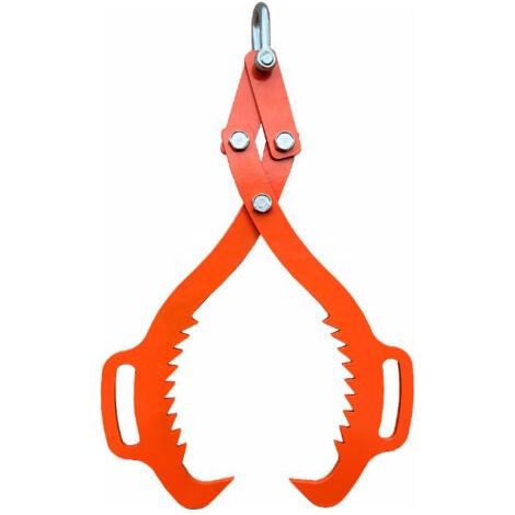 Pince de levage pour bois, crochet de préhension robuste, griffe pour bois, débardage, levage de bois, crochet antidérapant, 53 cm (1/2)