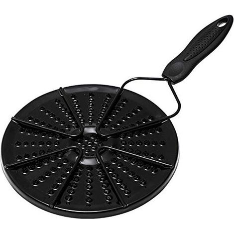 Plato calefactor esmaltado para encimera de gas – Salvamanteles de hierro fundido para cafetera moka y sartenes pequeñas (1/5)