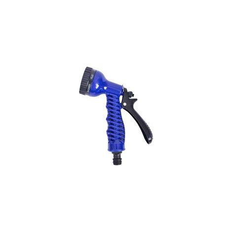 Hochdruck-Wasserpistole für die Autowäsche, verstellbare Düse, Gartenspritze, Gartenschlauch, multifunktionales Bewässerungsgerät, 1 Stück (blau) - Crezuo