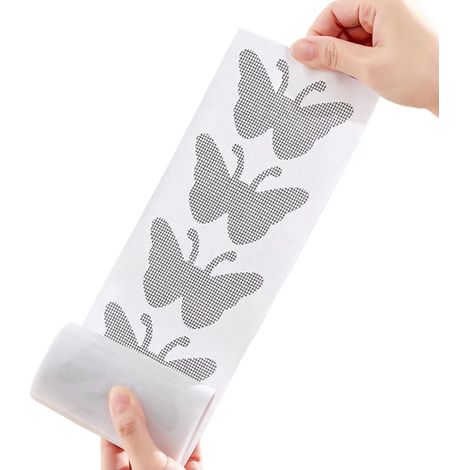 Cinta reparadora para mosquiteras, rollo de 30 parches autoadhesivos resistentes para puertas de patio - Para oficina, apartamento, terraza interior, balcón, sala de estar. (1/5)
