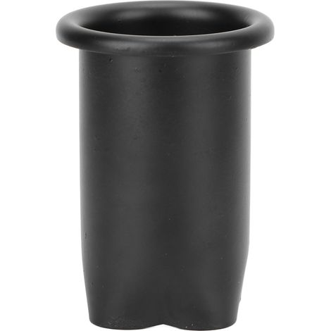 Support pour sèche-cheveux en acier inoxydable, étagère et grille pour sèche-cheveux, idéal pour la maison, le salon de coiffure ou la salle de bain (noir) (1/5)