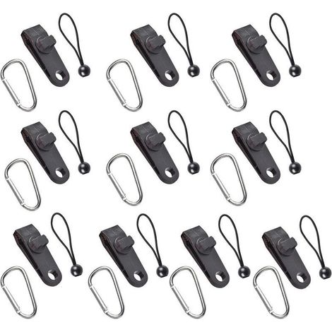 10pcs Attache Bache,Tarp Clips, Tente Pince, Tendeur Elastique, Tendeur Bache Parfait pour Tendre une Bache, Tentes, Auvents, Bannières (1/4)