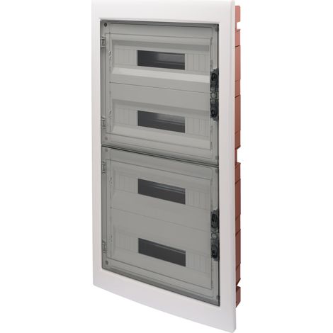 Centralino Protetto da Incasso 72 Moduli IP40 con Porta Fumé GW40611 (1/2)