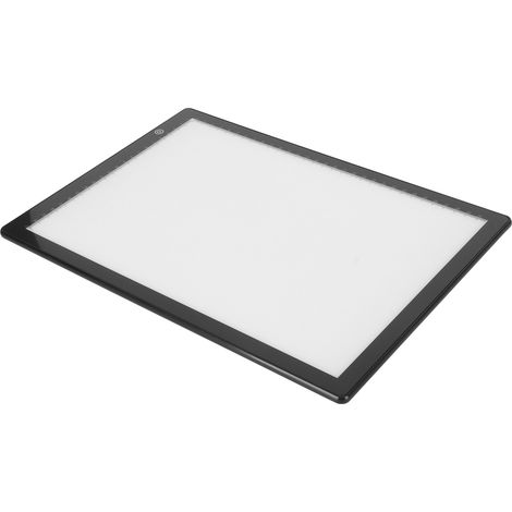 Table lumineuse de traçage LED A4 à luminosité réglable, alimentation USB, ultra-mince, portable, avec échelle. (1/5)
