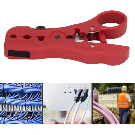 JL-303 Koaxialkabel-Abisolierzange, Multifunktionszange für RG6-, RG11-, RG59- und RG7-Koaxialkabel (1/5)
