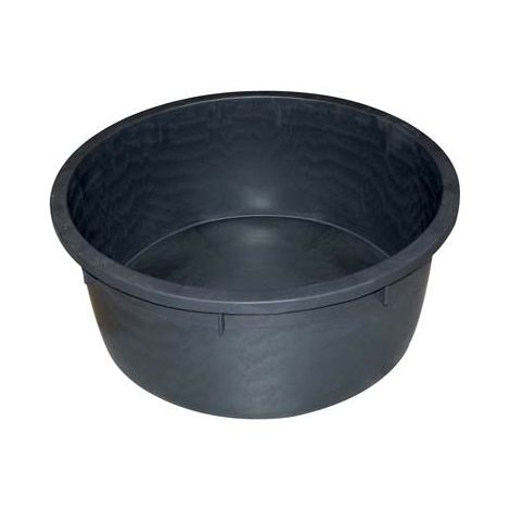 MASTELLONE TONDO NERO STEFANPLAST LDPE LT 350 CM 90 H.CM 73