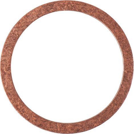 Anello di tenuta, rame, Ø esterno 27 mm, Ø interno 22 mm, confezione da 25