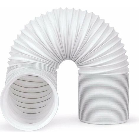 Tubo flessibile di scarico prolungato per condizionatori mobili, lungo 1,5 metri. Questo tubo è resistente al calore e alla corrosione, il che lo rende ideale per l'uso con condizionatori d'aria. (1/4)