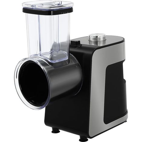Coupe-légumes électrique 1000 W avec 10 lames de rechange, râpe à légumes électrique 5 en 1, râpe de cuisine, râpe à légumes, trancheuse multi-rafales pour hacher et couper (1/5)