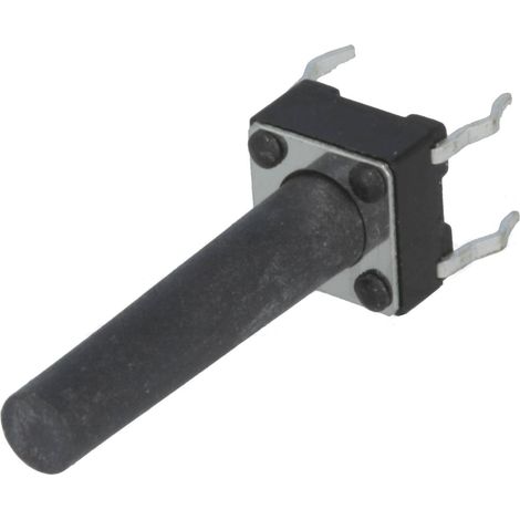 Bouton poussoir Touch 6x6mm Hauteur totale 19mm Tactm-619p-f