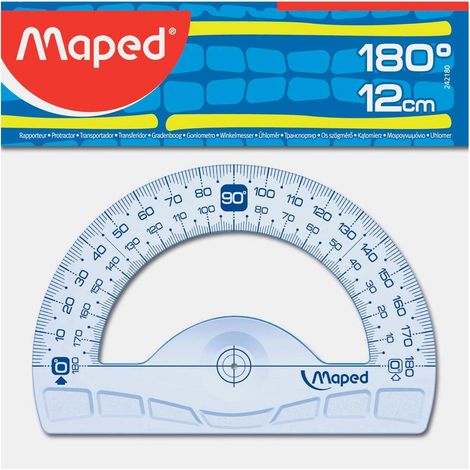 MAPED Úhloměr 12cm čirý