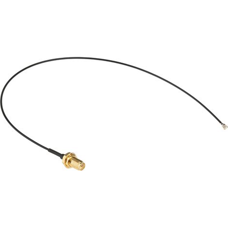 Câble coaxial RF RS PRO, Avec connecteur Mâle RP-SMA Noir, 300mm ( Prix pour 1 ) (1/3)