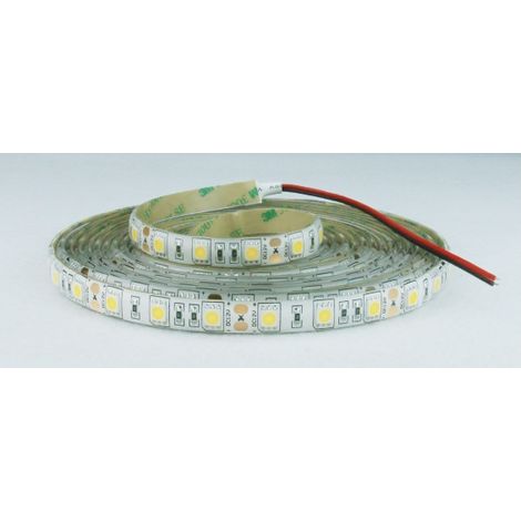 STRISCIA 5M IP65 5050 60LED/M 12V 14,4W/M 1320LM/M 4000K