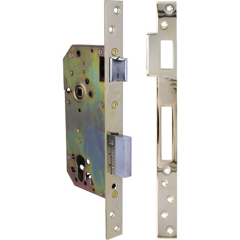AMIG Serrure encastrée 200 BASE 50/85 Acier Laitonné verni (1/4)