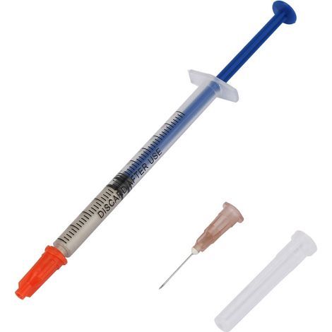 Sype à pâte argentée conductrice graisse sèche rapide pour la réparation des PCB du clavier (0,4 ml) (1/5)