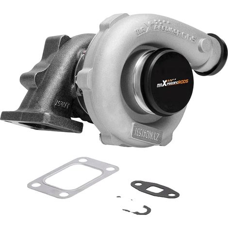Turbolader, ölgekühlt, kompatibel mit 1,5L - 2,5L Motoren, maximaler Ladedruck 21 psi, 4/6 Zylinder Kompatibilität, T3 T4 4-Loch Flansch (1/5)