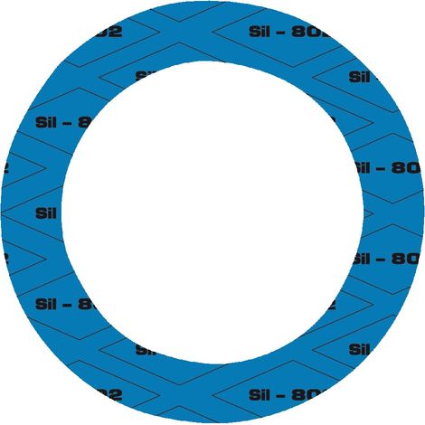 Joint fibre pour bride Klinger sil-802 - génie climatique - ep2mm Ø80 - 142x89