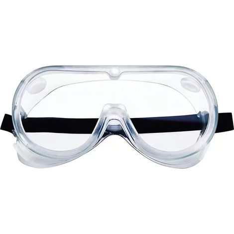GABRIELLE Gafas de seguridad antivaho y resistentes a salpicaduras, con lentes transparentes y banda elástica totalmente ajustable, universales para mujer y hombre (1 gafa)