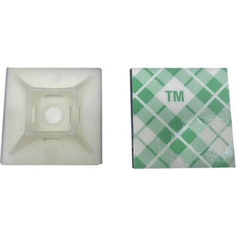 SELBSTKLEBENDE KABELPLATTE FÜR KABELBINDER (NICHT MITGELIEFERT) (1/2)