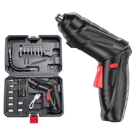 3.6V Mini Tournevis électrique Ensemble Batterie au Lithium Rechargeable USB perceuse sans Fil Bricolage Outils ménagers multifonctionnels