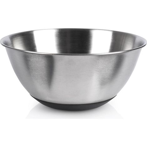 Bol de cocina, metal, acero, antideslizante, plateado, 15,5 cm, 700 ml, vilde 259640 (1/5)