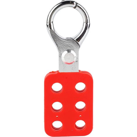 Moraillon de verrouillage à 6 trous, cadenas en aluminium ignifuge, serrure de sécurité pour l'industrie (1/5)