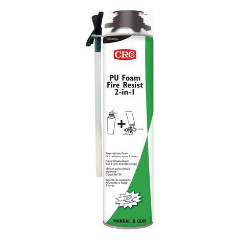 Mousse polyuréthane CRC  coupe feu 2 h Liquide Vert Aérosol 750 ml ( Prix pour 1 ) (1/3)