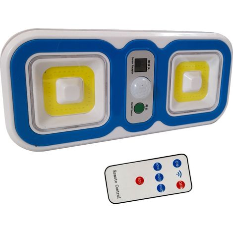 Faro faretto a LED ricaricabile sensore di movimento telecomando armadio scale