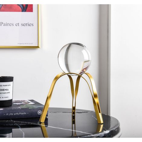 Sculpture décorative, art sculptural, arche dorée - courte ligne moderne (1/5)