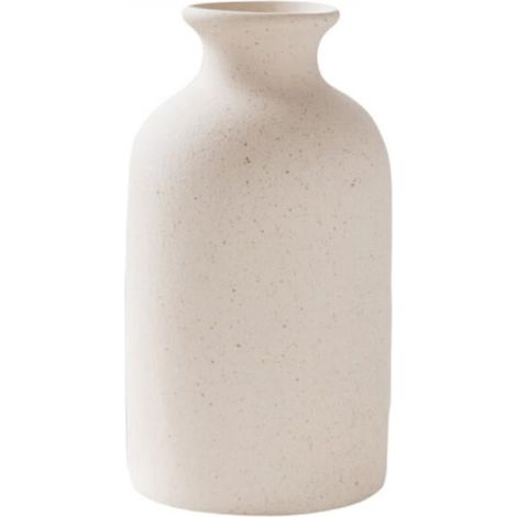 Vase Céramique - Design Rétro Dépoli - Pour Décoration Intérieure Salon Chambre Bureau - 5 Formats Disponibles - 1 Pièce (1/5)