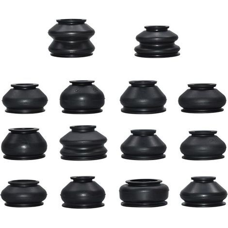14-teiliges Set: Kugelgelenk-Staubschutzkappe, universelles Gummi-Kugelgelenk-Endersatzset, Gummi-Staubschutzkappe für Kettenende und Kugelgelenk-Staubschutzkappe. (1/4)