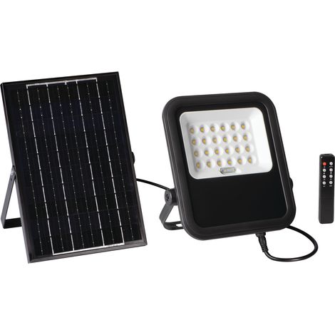 Faro LED solare 10W 4000K IP65 con telecomando Kanlux (1/5)