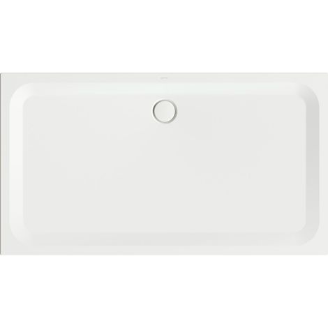 Plato de ducha rectangular BetteUltra con soporte mínimo de