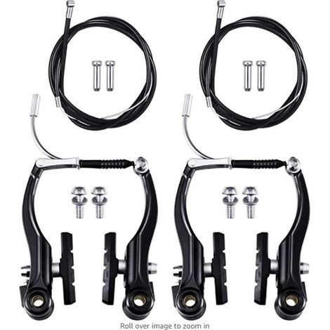Convient pour les kits de freins de vélo, les pièces de rechange pour freins de VTT, 2 câbles de freins de VTT, les câbles de dérailleur de vélo et les embouts. (1/3)