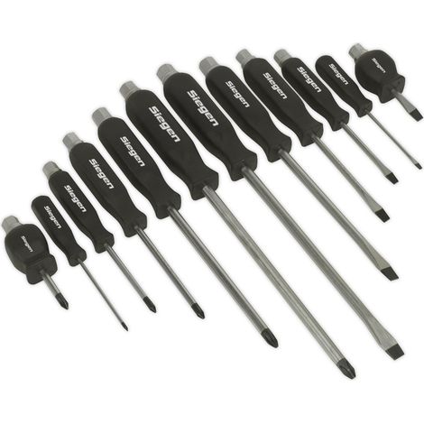 Sealey Siegen Hammer-Thru Screwdriver Set 12pc S0641