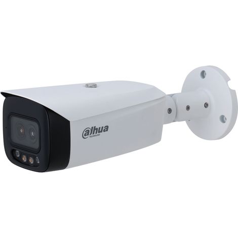 Bullet Ip Ai polychrome 4 Mp Double optique Ir/LED Dahua Ipc-Hfw5449T1-Ase-D2