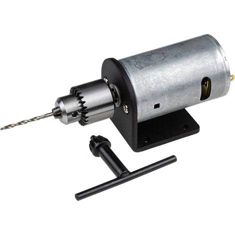 0,6–6 mm B10 DC 12–36 V Drehbank-Motorfutter 555 mit Miniatur-Handbohrfutter und Montagewerkzeug-Set (1/5)